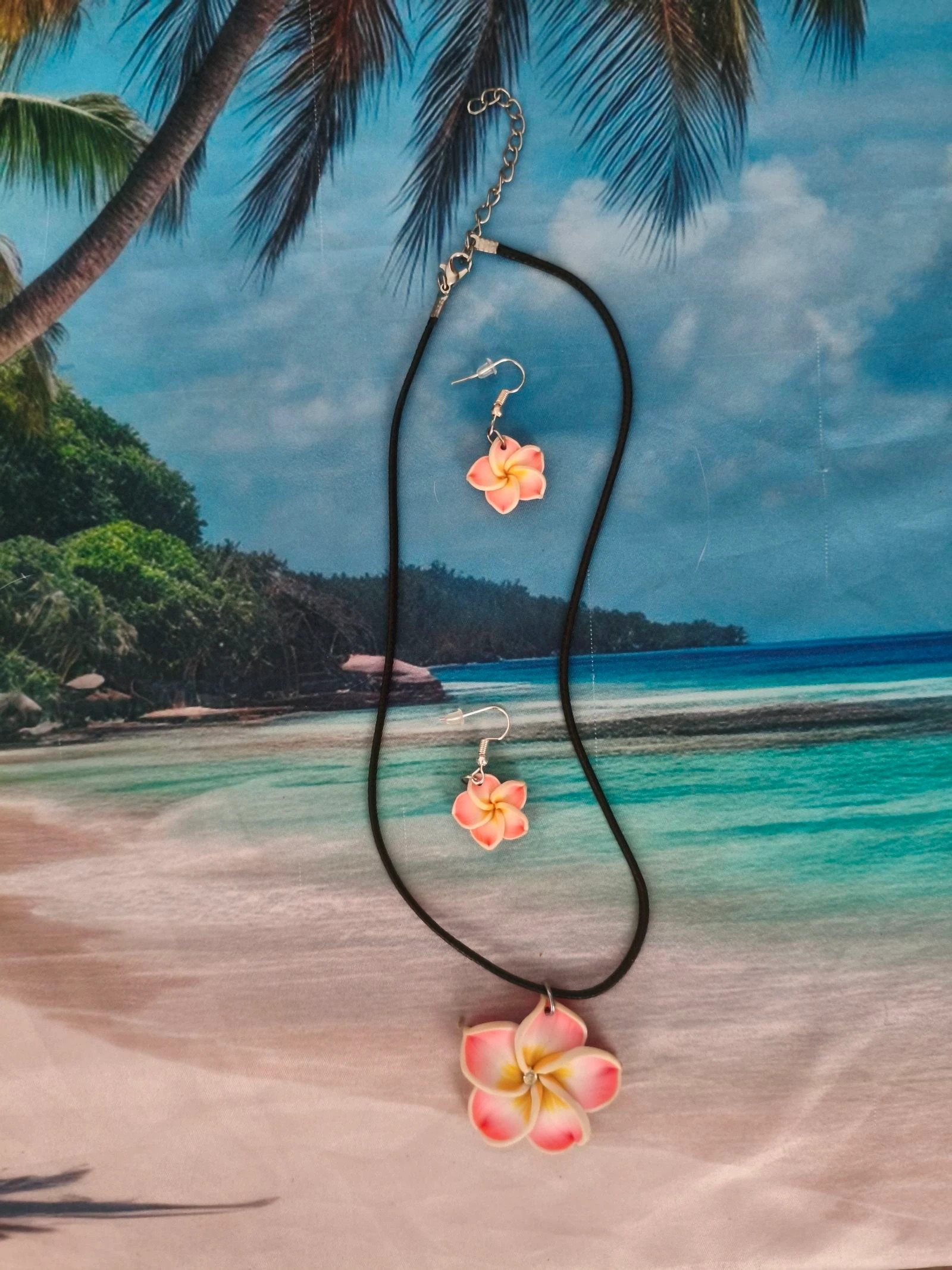 Collier en oorbellen vintage TBE – photo 4